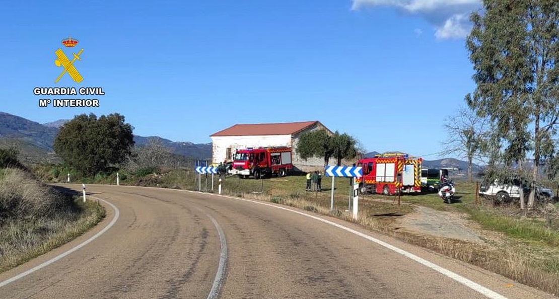 Accidente con víctima mortal en la carretera EX-102