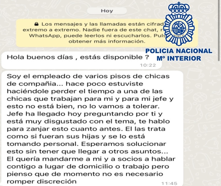 Detenidos por extorsionar a hombres tras poner anuncios falsos en páginas web de contactos sexuales