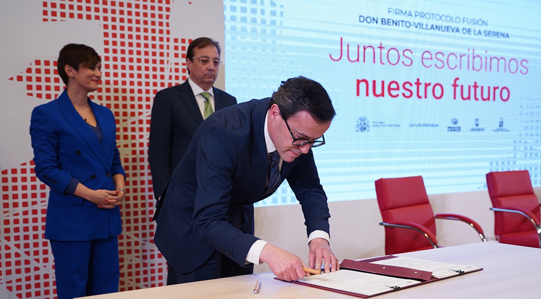 Cinco ministerios implicados en la fusión de Don Benito y Villanueva de la Serena