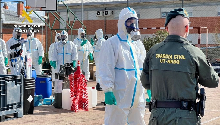 Prácticas sobre riesgo nuclear, radiológico, biológico y químico en Cáceres