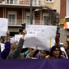 1200 personas se manifiestan en Badajoz este 8M