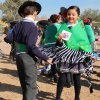 Niños y mayores disfrutan de las actividades por el Día de Extremadura en la Escuela