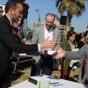 Niños y mayores disfrutan de las actividades por el Día de Extremadura en la Escuela