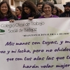 1200 personas se manifiestan en Badajoz este 8M