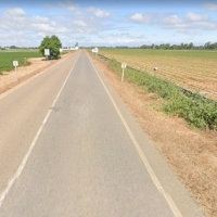 Obras en la carretera de acceso al aeropuerto de Badajoz