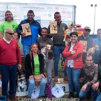 Miguel Sánchez y Palomi ganan el Campeonato de Extremadura de Podencos