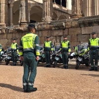 La Guardia Civil de Extremadura se prepara para la Vuelta Ciclista