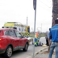 Herida tras un accidente con un monopatín eléctrico en Badajoz