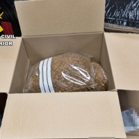 Incautan 67 kilos de picadura de tabaco de contrabando con destino Badajoz