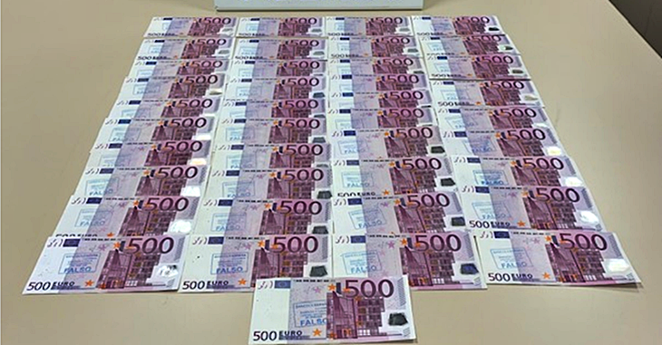 La Policía Nacional desarticula una red de distribución de billetes falsos de 500 euros