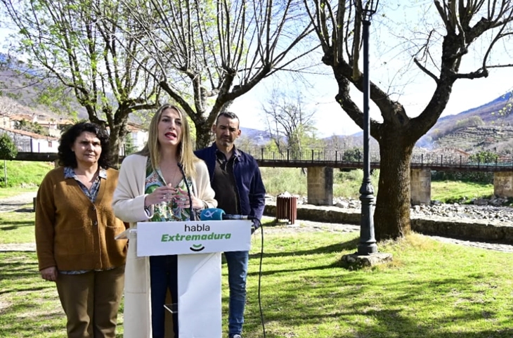 Guardiola denuncia que los vecinos del Jerte llevan una década con problemas de abastecimiento de agua