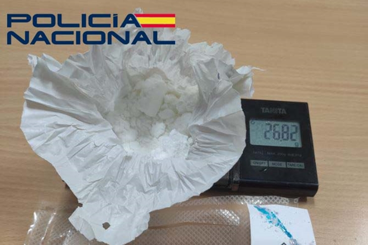 Detenido portando más de 25 gramos de cocaína en Badajoz