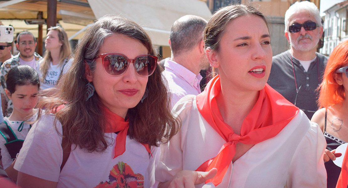 Irene Montero lanza un mensaje a los extremeños en su visita a la región