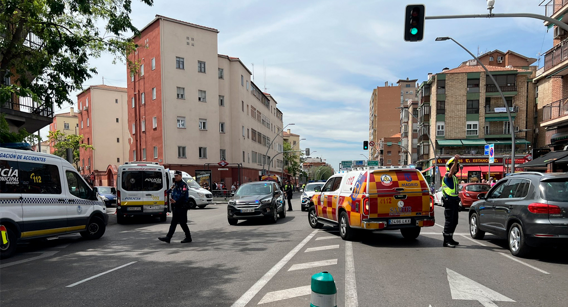 Dos muertos y varios heridos en un atropello en el paseo de Extremadura de Madrid