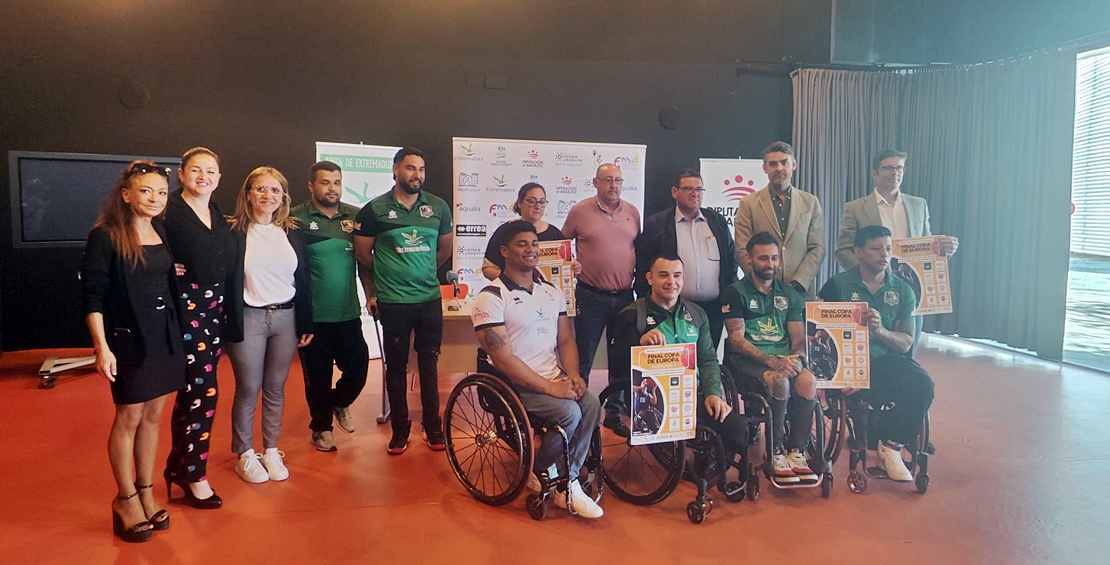 Extremadura acoge la final del Campeonato Europeo de clubes de Baloncesto en silla de ruedas