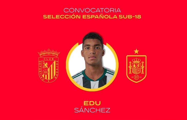 Edu Sánchez convocado por la Selección Española
