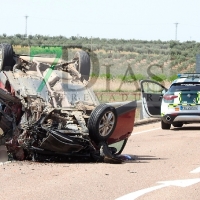 Accidente en la N-432: ingresadas dos mujeres, una en la UCI