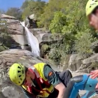 VÍDEO: Así ha sido el último rescate en una garganta del Valle del Jerte