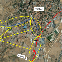 Cerca de 3 M€ para “humanizar” varias carreteras en Trujillo