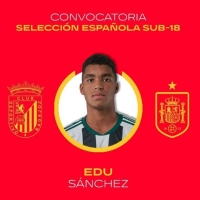 Edu Sánchez convocado por la Selección Española