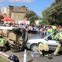 Espectacular simulacro para finalizar la semana de la prevención del CPEI
