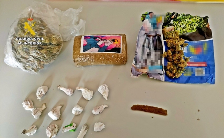 Detenidos tres vecinos de Barcarrota por tráfico de drogas