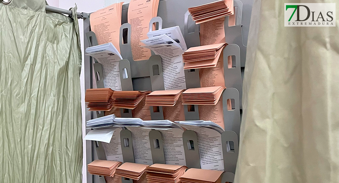 Resultados momentáneos de las elecciones en Badajoz, Cáceres y Mérida