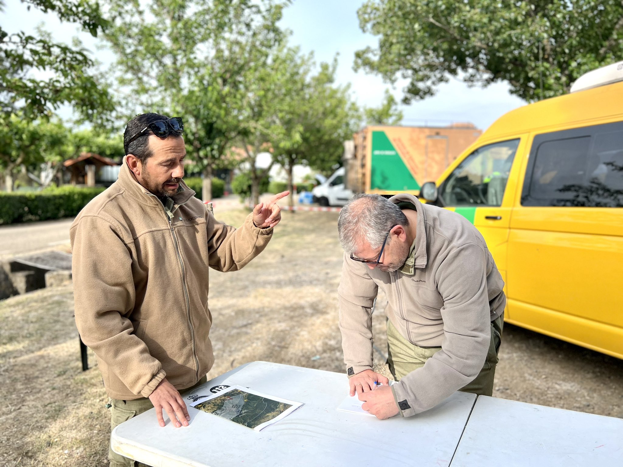 Se complican los trabajos en la zona de Ovejuela por el terreno