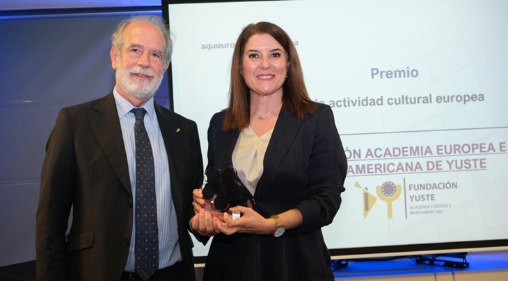 La Fundación Yuste recibe un premio en Bruselas