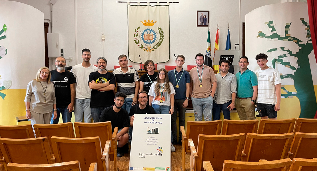 Los 16 extremeños que nos representarán en la fase nacional de las Olimpiadas de FP