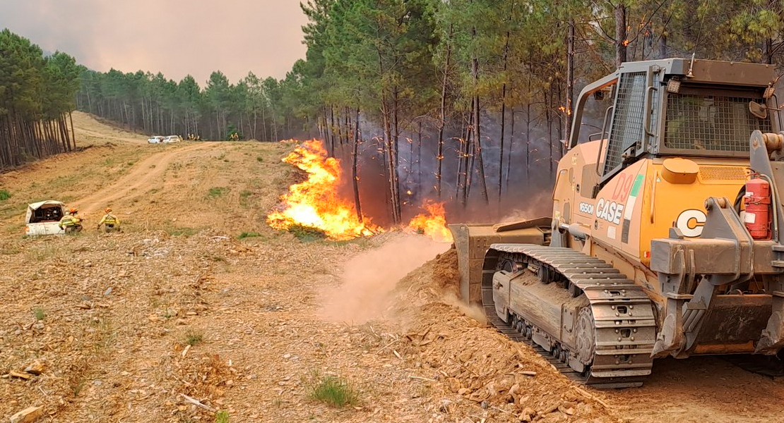 El INFOEX declara el incendio de Las Hurdes y Sierra de Gata como controlado