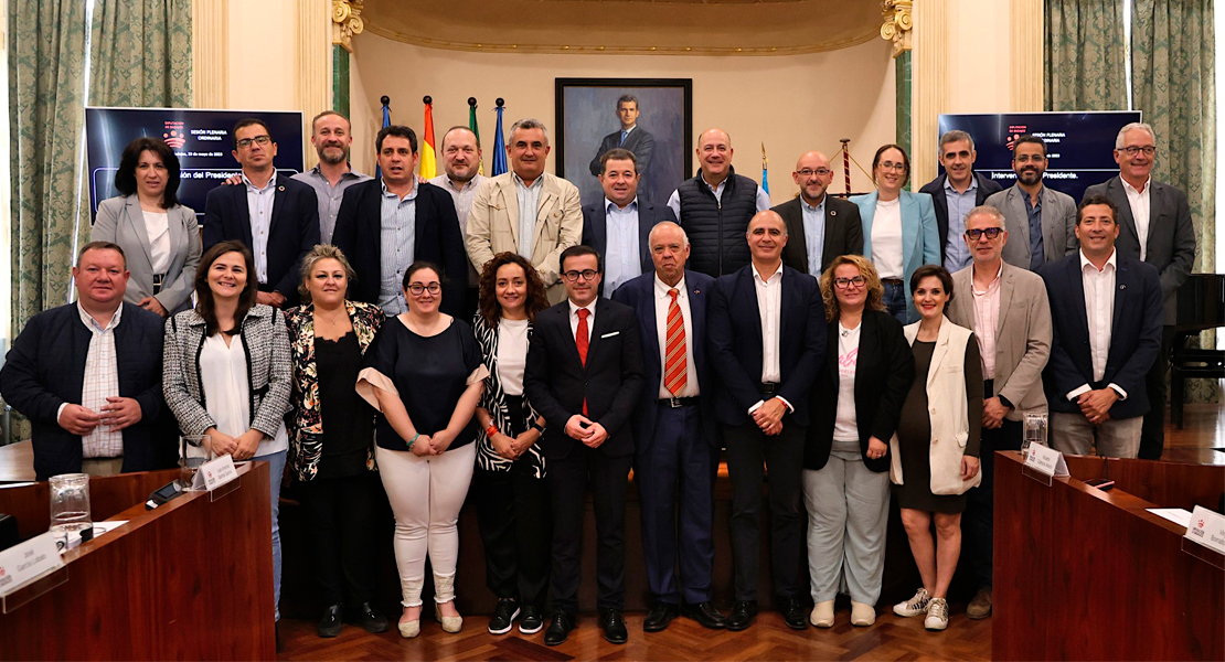 Gallardo destaca la unidad de la Corporación Provincial en esta &quot;legislatura atípica&quot;