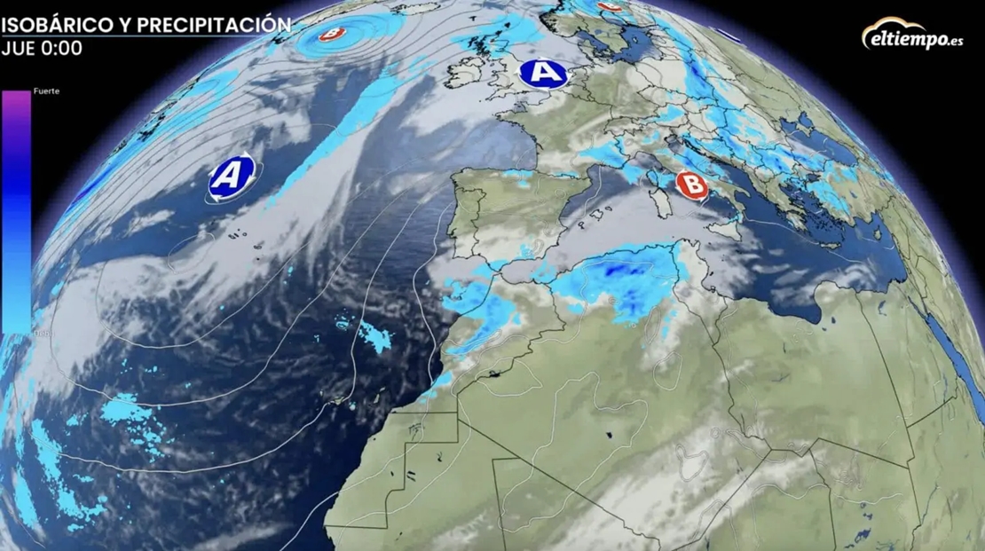 Fin de semana con lluvias y ambiente fresco en casi todas las CCAA