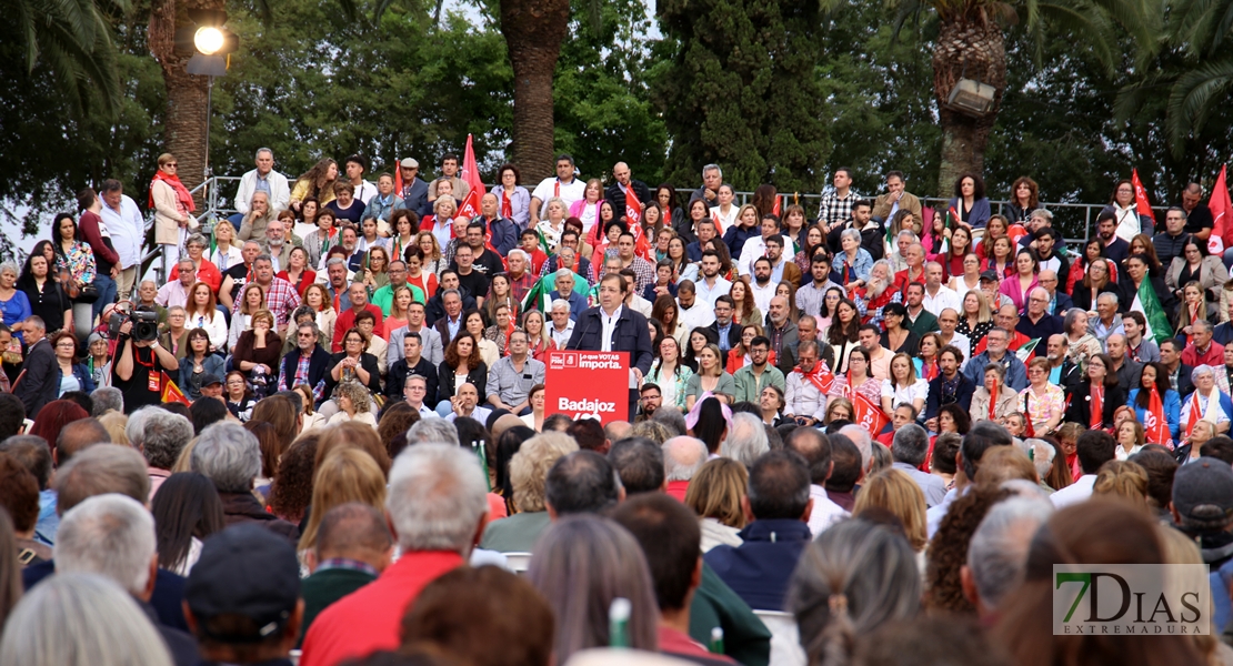 REPOR - El acto de campaña del PSOE en imágenes