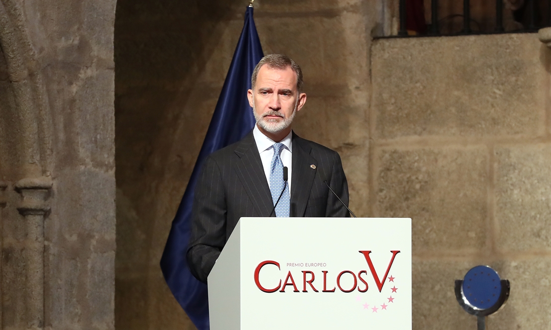 El Rey entrega este martes el Premio Europeo Carlos V en el Monasterio de Yuste