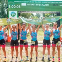 Los clubes gallegos destacan en el Campeonato de España de Triatlón en Mérida