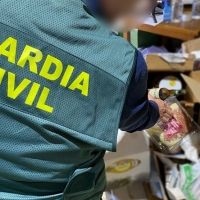 La Guardia Civil interviene más de 16 toneladas de alimentos no aptos para consumo humano