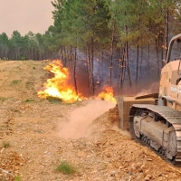 El INFOEX declara el incendio de Las Hurdes y Sierra de Gata como controlado