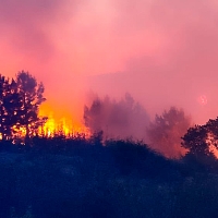 Situación crítica en Extremadura: el fuego llega a Sierra de Gata