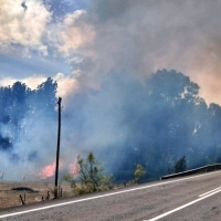 Dos investigados por causar incendios mientras trabajaban en el campo en Extremadura