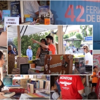 Ambiente en la 42 Feria del Libro de Badajoz, que durará hasta el domingo