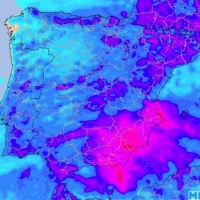 Previsión de lluvias torrenciales en el sur peninsular