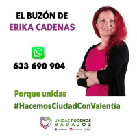 “El buzón de Erika Cadenas”, nuevo canal de escucha para la ciudadanía de Badajoz
