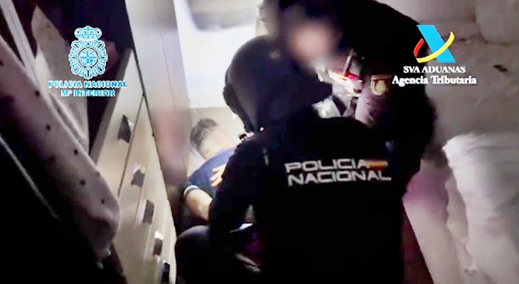 Intervenidas dos toneladas de cocaína a una organización criminal