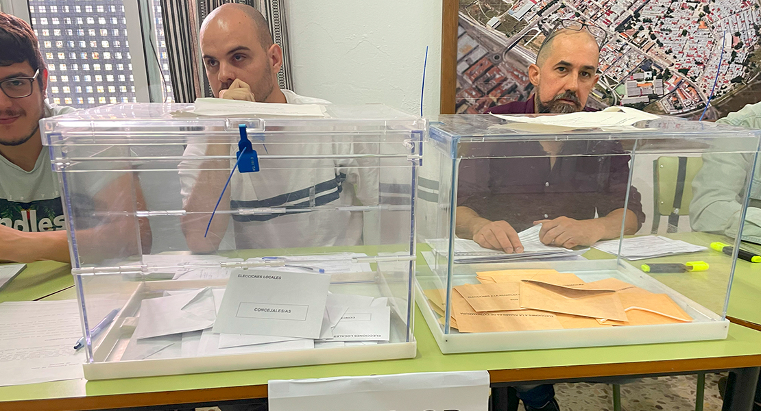 Conocemos los primeros datos sobre participación en las elecciones en Extremadura