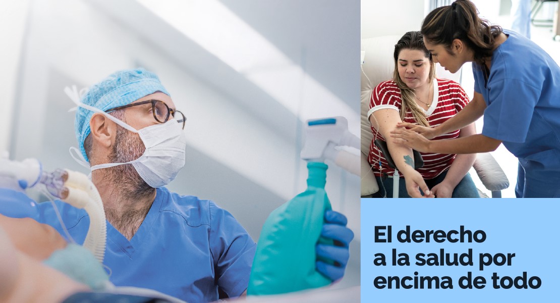 Los sanitarios denuncian las precarias condiciones de trabajo bajo el lema “no nos dan igual”