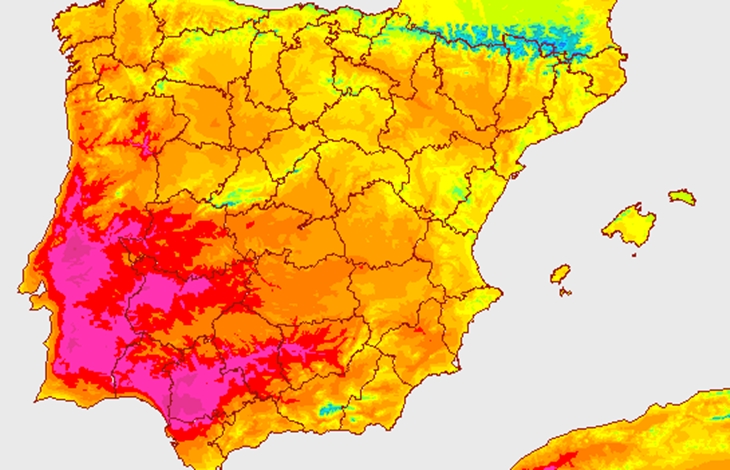 Extremadura alcanzará los 34 grados este martes Extremadura alcanzará los 34 grados este martes