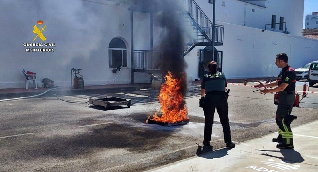 El CPEI forma a la Guardia Civil de Badajoz en la extinción de incendios