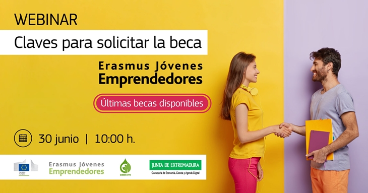Becas Erasmus para jóvenes emprendedores extremeños