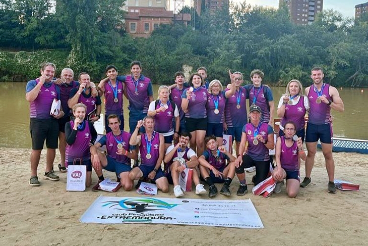 El Club Piragüismo Extremadura logra dos medallas en su visita a Valladolid